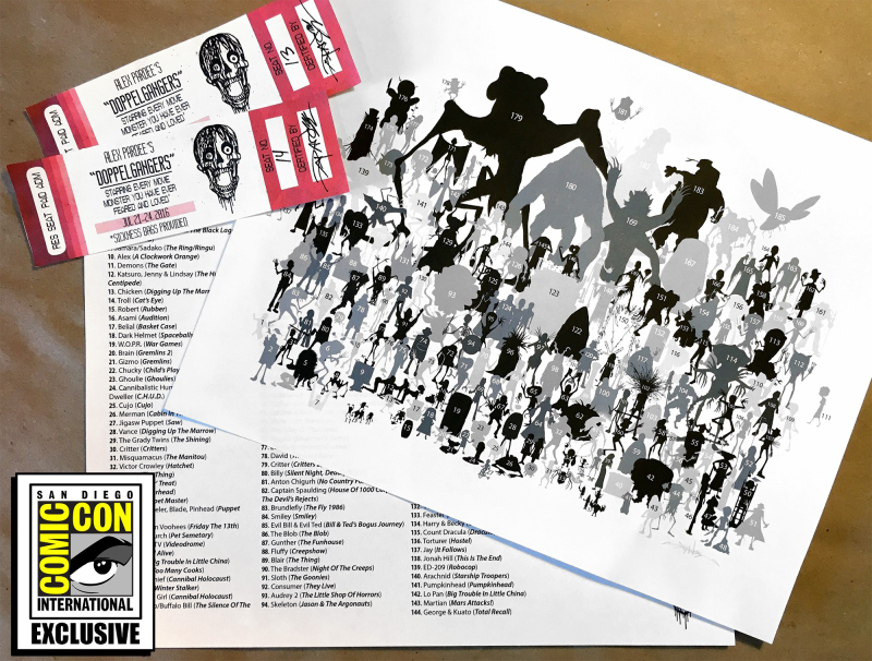 Illustration for article titled Can You Name All 185 Movie Monsters on This Crazy Poster?